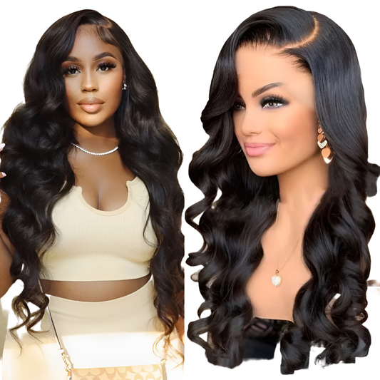 13x4 Lace Closure Frontal Body wave Brazilian Hair Wig