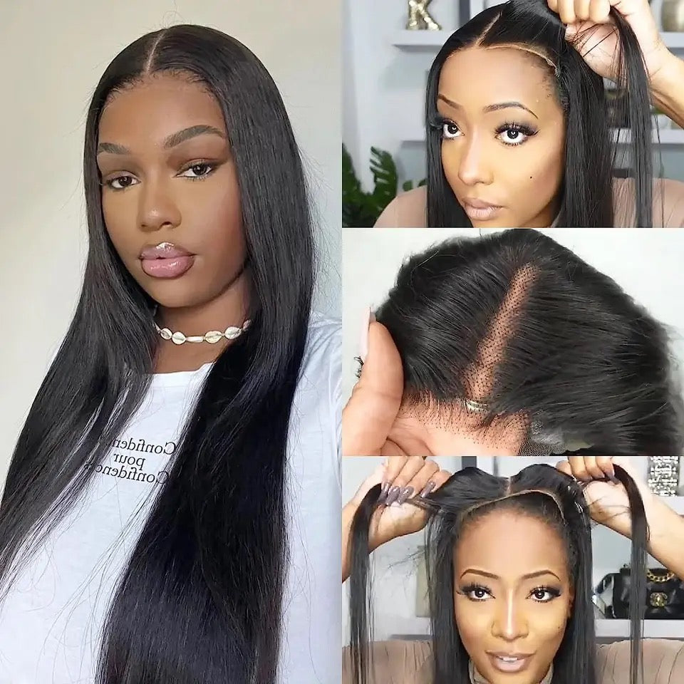 13 x4 Pre-Cut HD  Lace closure glueless, wear and go Brazilian hair wig