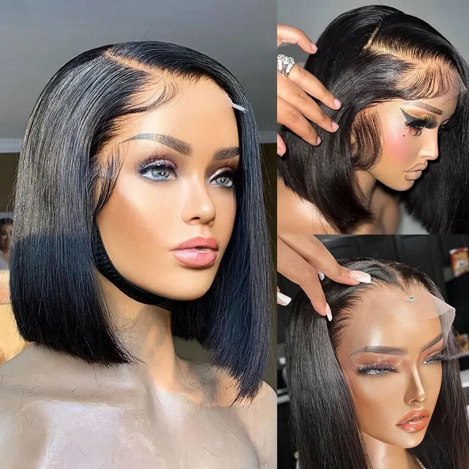 5 x 5 Lace Closure Super Double Drawn Bone Straight  Vietnam Hair Wig