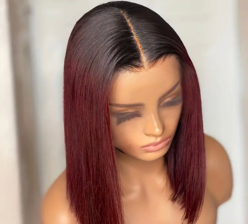 2x6 Lace closure, Glue less, Wear and Go Brazilian hair  Bob Wig.